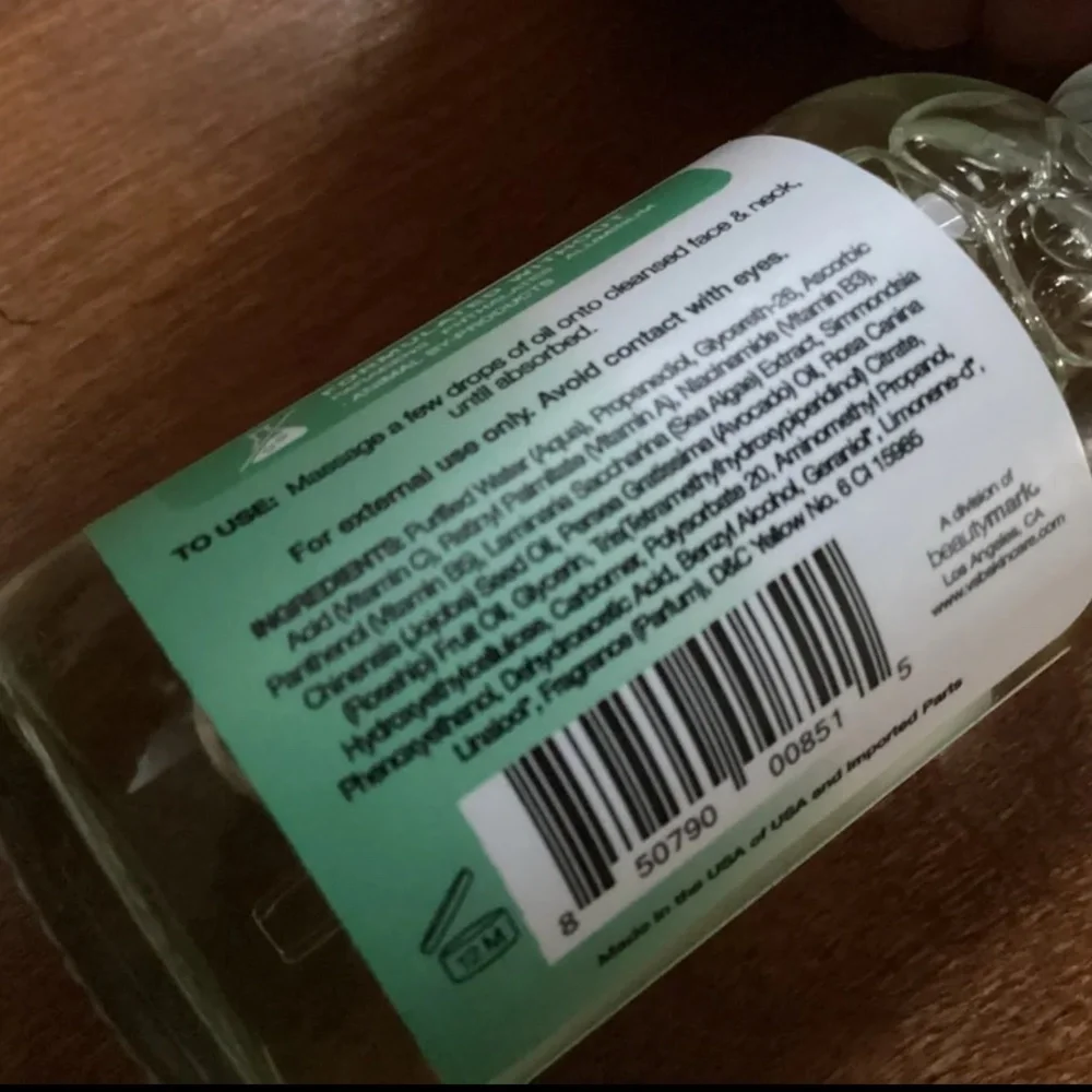 Vitamins and Sea Beauty Rejuvenating Face Serum Sea Kale Hyaluronic Acid